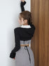 Back open houndstooth ensemble